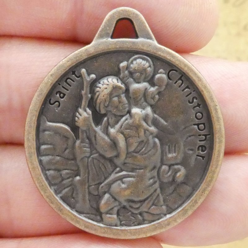 1 Copper St Christopher Medal by TIJC SP1993 - Image 2