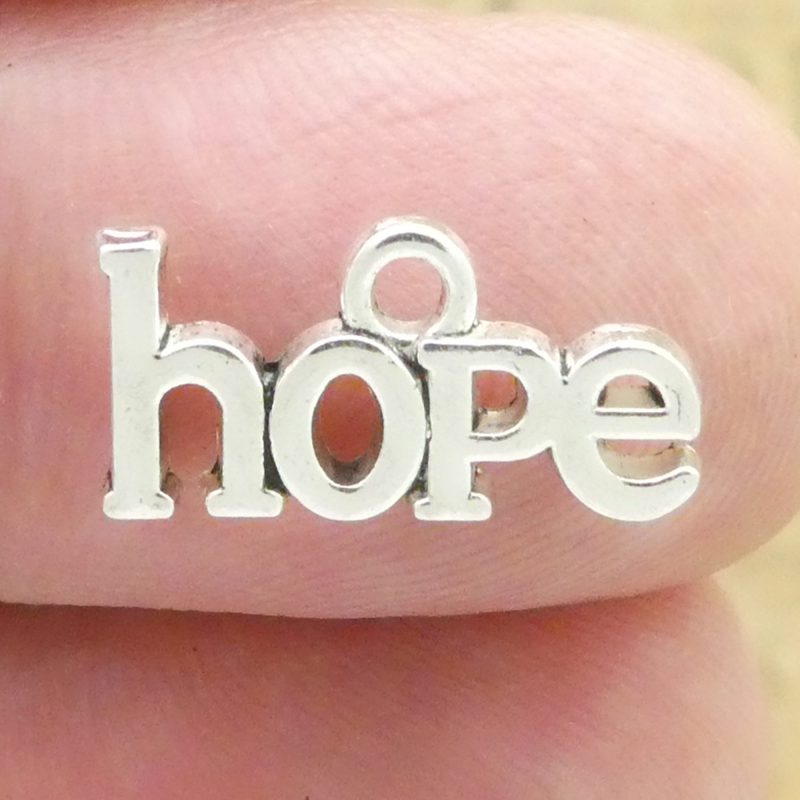 silver hope charms bulk