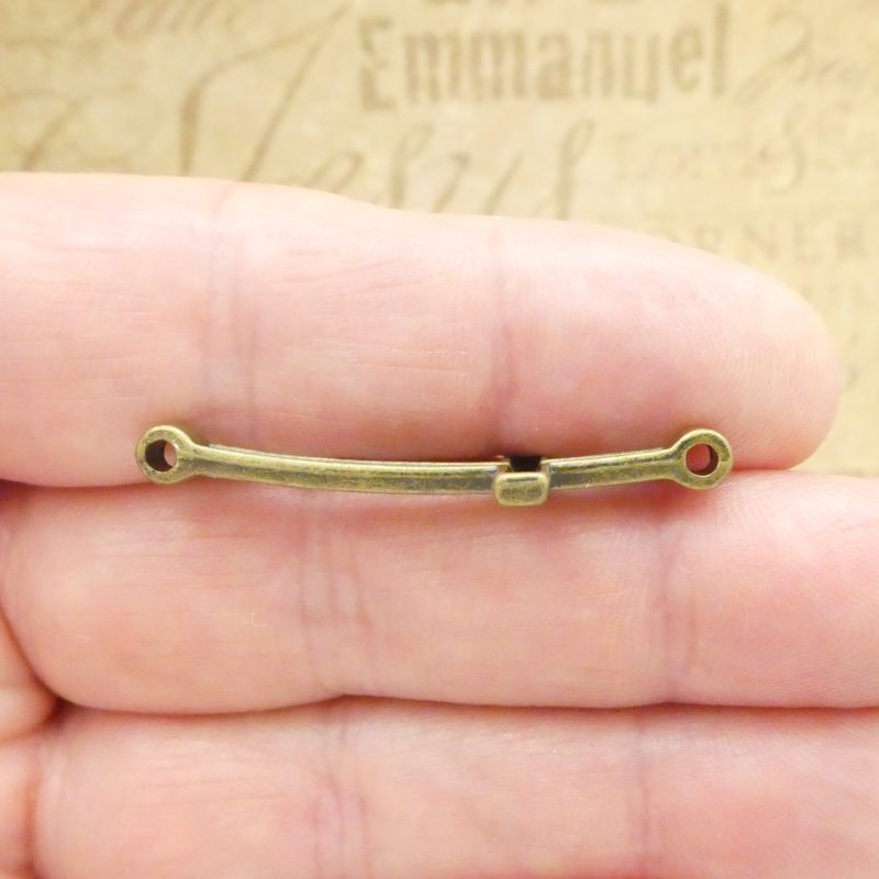 5 Cross Bracelet Connector Bronze by TIJC SP2000 - Image 3