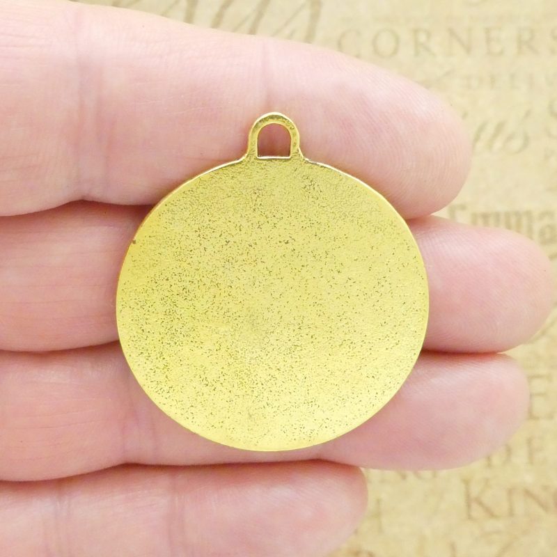 1 Round Gold Our Lady of Perpetual Help Medal by TIJC SP2004 - Image 3