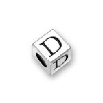 silver letter beads for bracelets