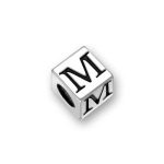 silver letter beads for jewelry making