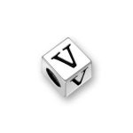 silver letter beads for bracelet
