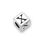 Silver Alphabet Beads