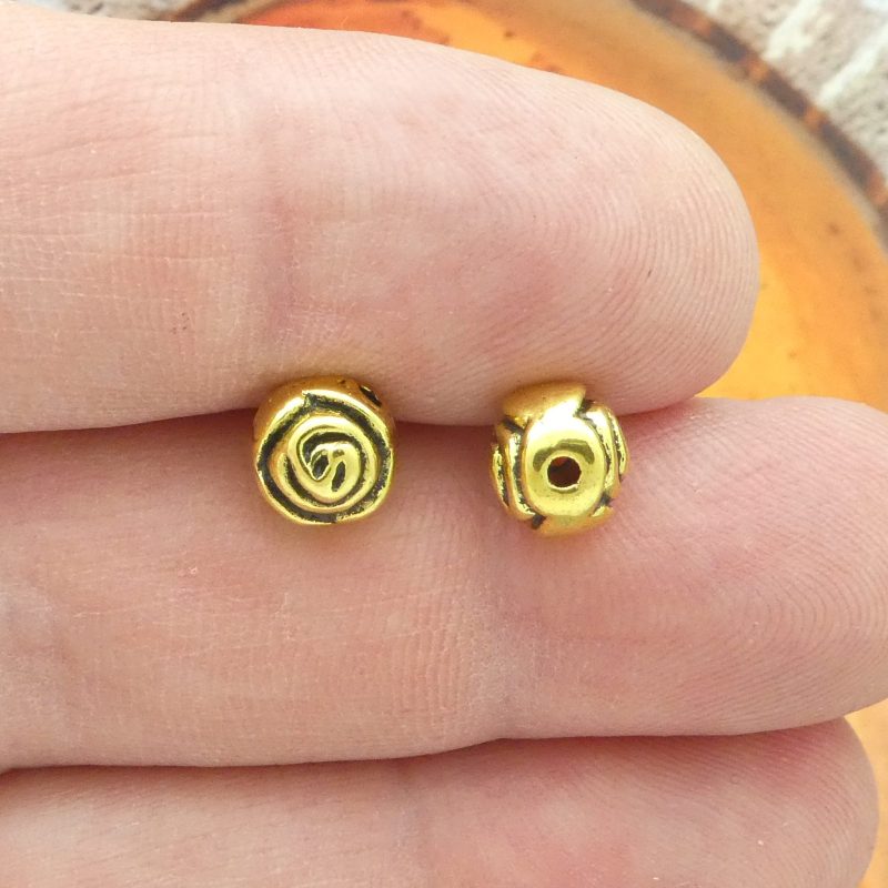 rose beads for jewelry making