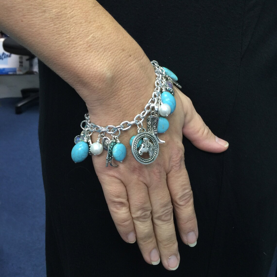 horse charm bracelet for girl