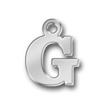 Letter G Charm