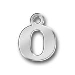 Letter O Charm