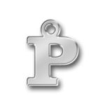 Letter P Charm
