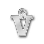 Letter V Charm