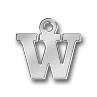 Letter W Charm
