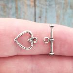 Heart Toggle Clasp Bulk