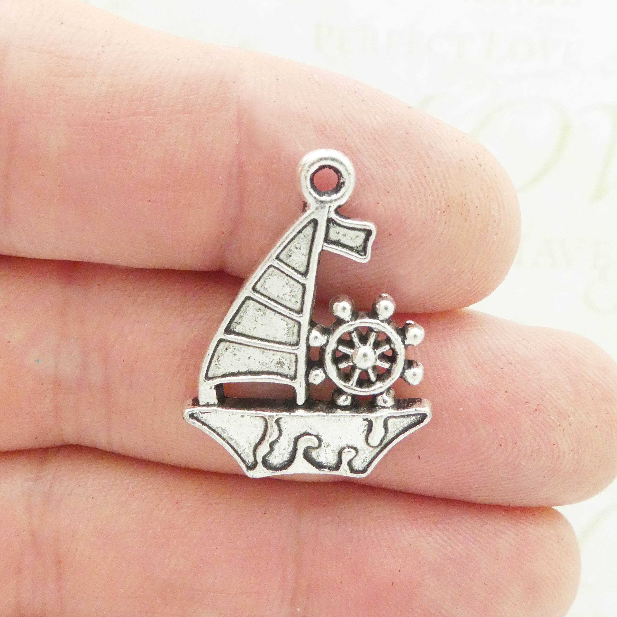 Sailboat Charms for Jewelry Making