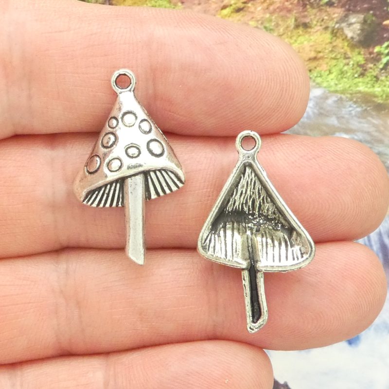 Mushroom Charms for Bracelets