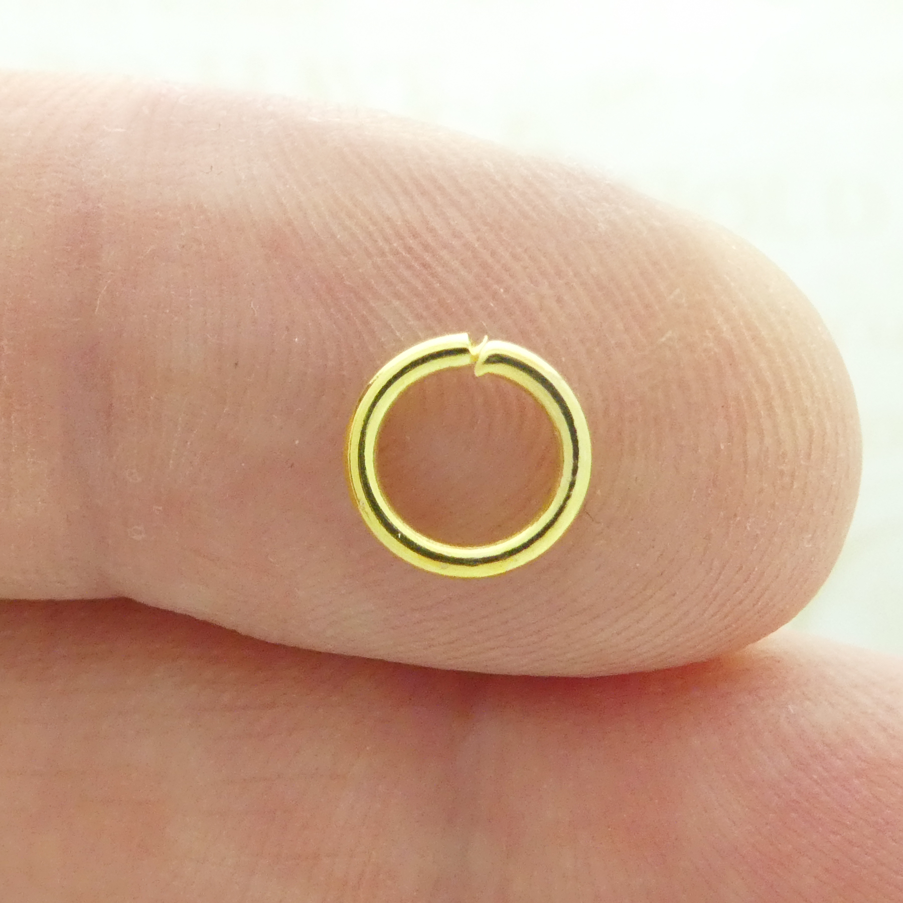 8mm jump ring gold