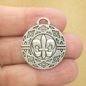 Fleur De Lis Charms for Jewelry Making