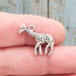 Giraffe Charm Silver