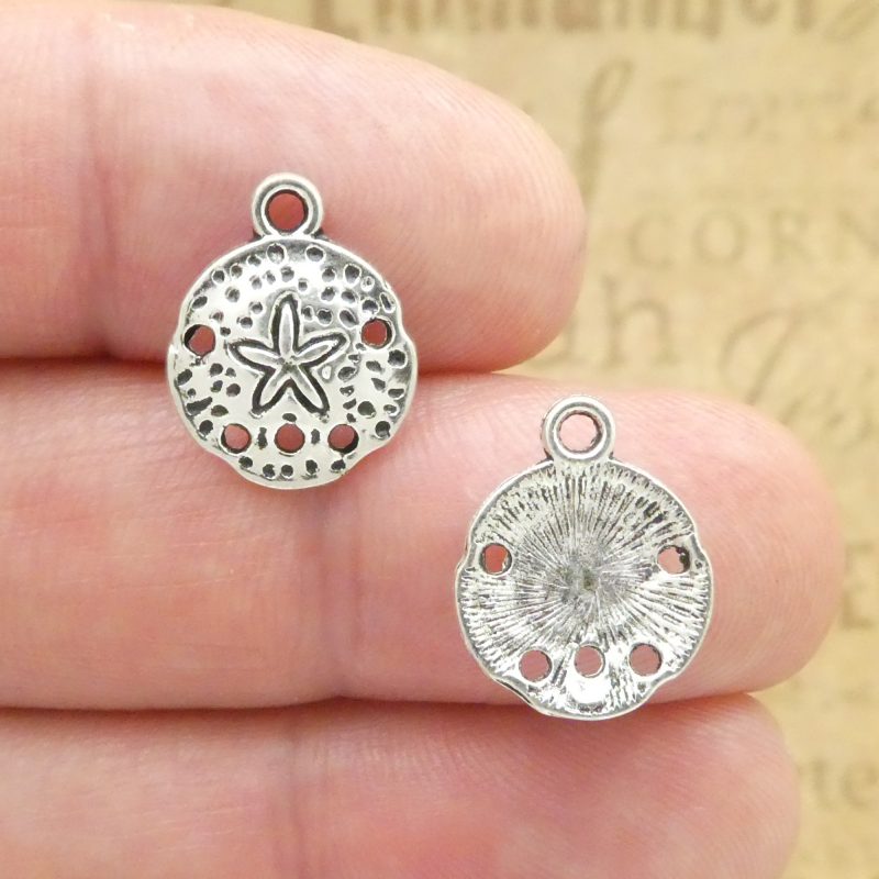 Sand Dollar Charms for Bracelets