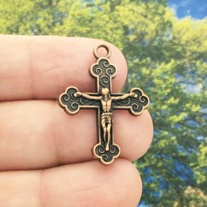 Crucifix Cross Charms Wholesale