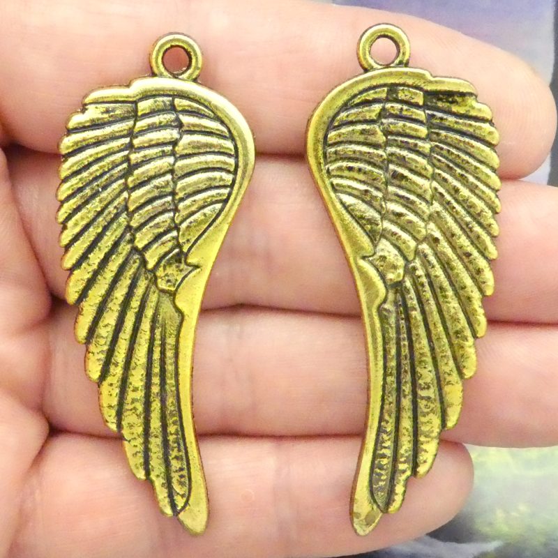 angel wings pendants for jewelry making