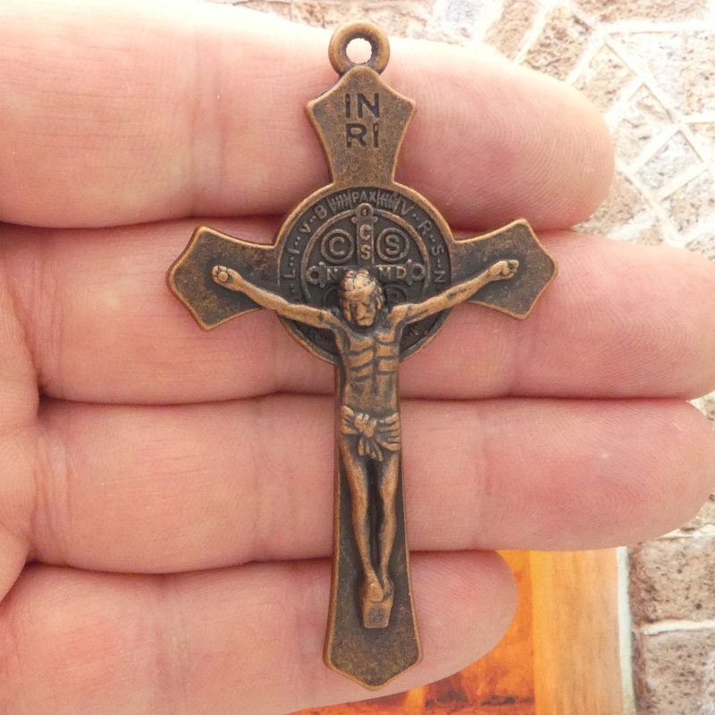 St Benedict crucifix for rosary making