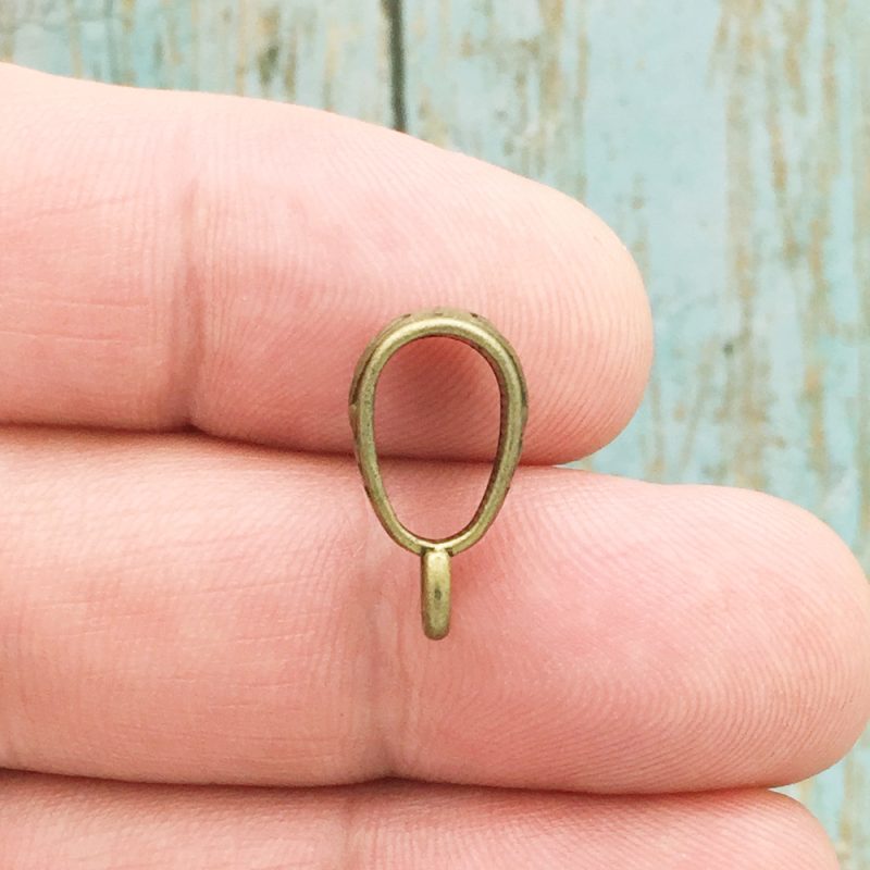 12 Bail Beads Bronze by TIJC SP1619 - Image 2