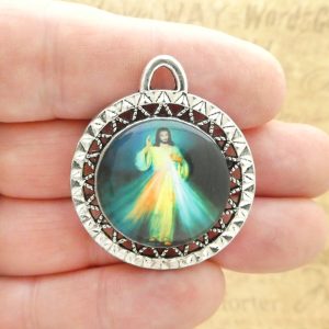 1 Sacred Heart of Jesus Medal Silver by TIJC SP1917