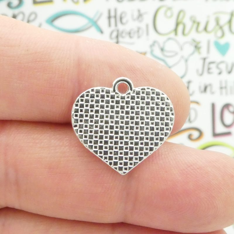 2 Autism Puzzle Charms Silver with Enamel by TIJC SP1962 - Image 4