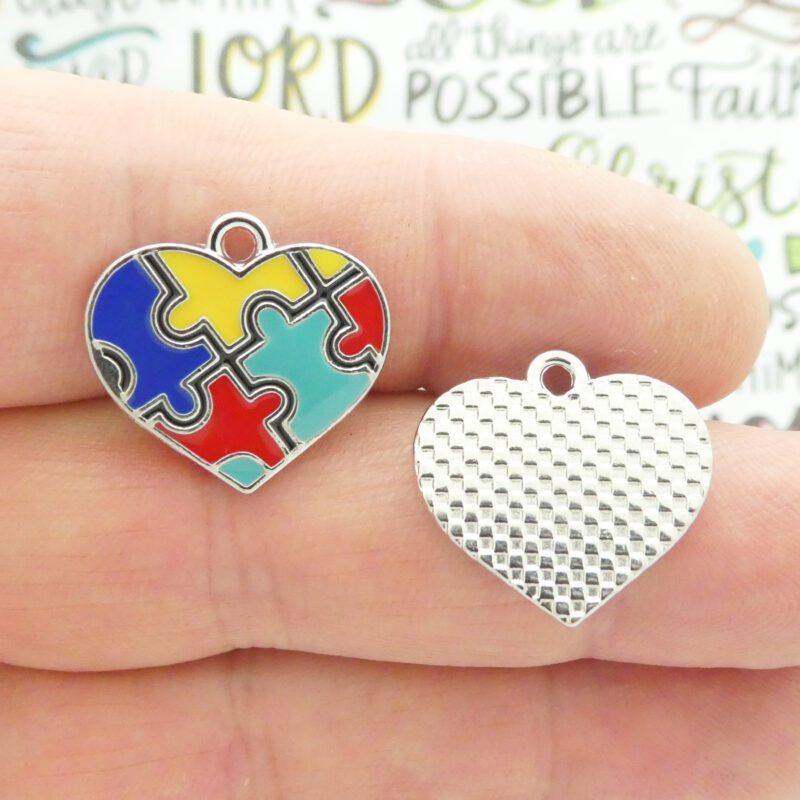 autism charms for jewelry making