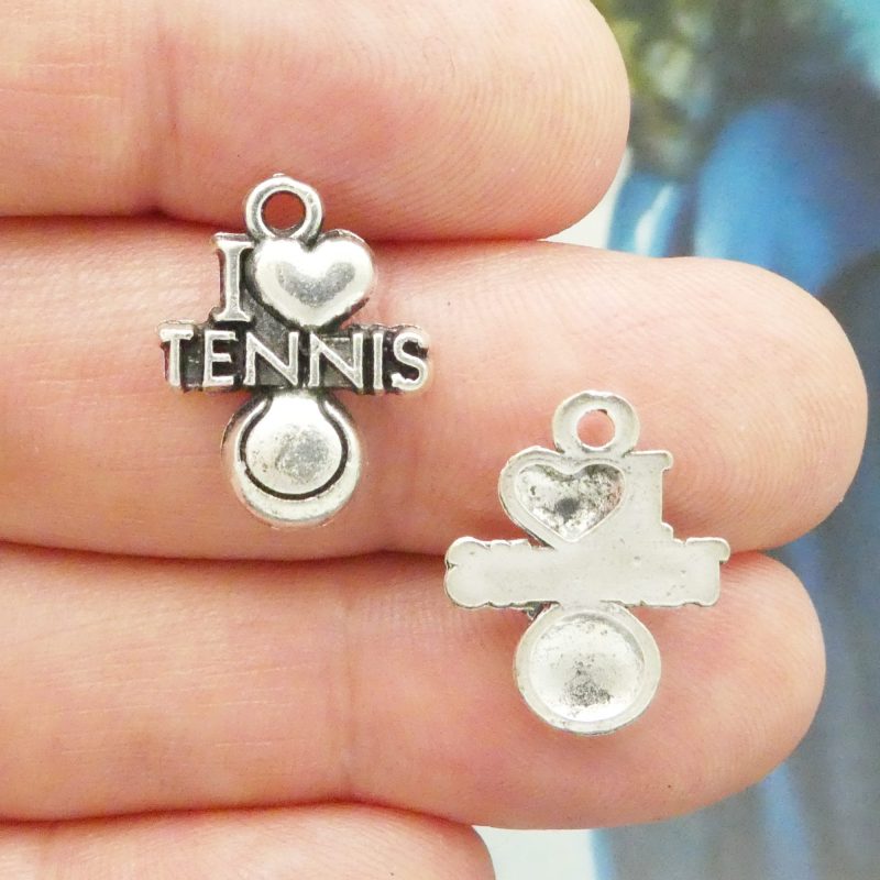tennis charms for jewelry making