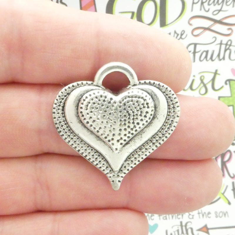 Heart Charms Wholesale