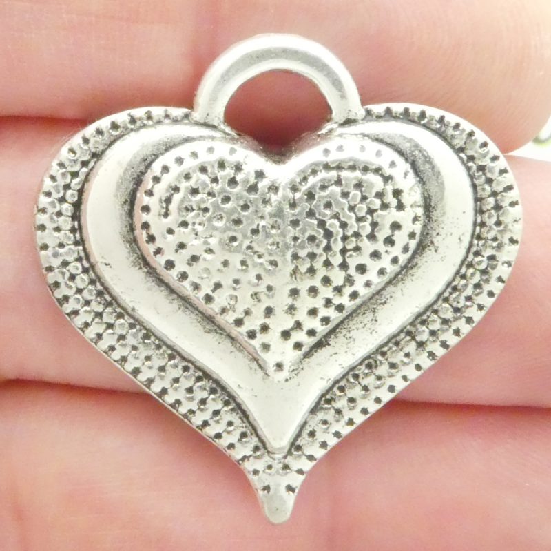 Silver Heart Charm