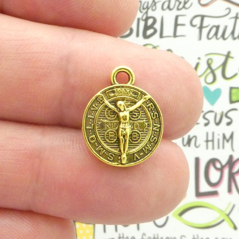 St Benedict Charm Medallions