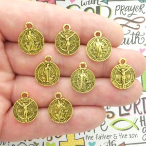 St Benedict Charm Medals Wholesale