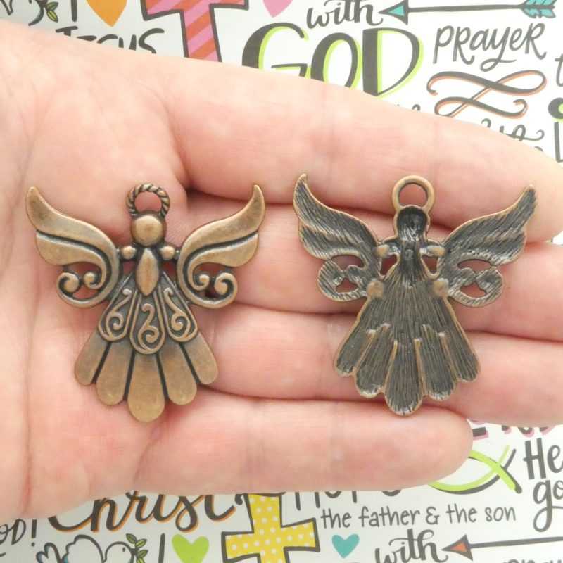 filigree angel pendants wholesale