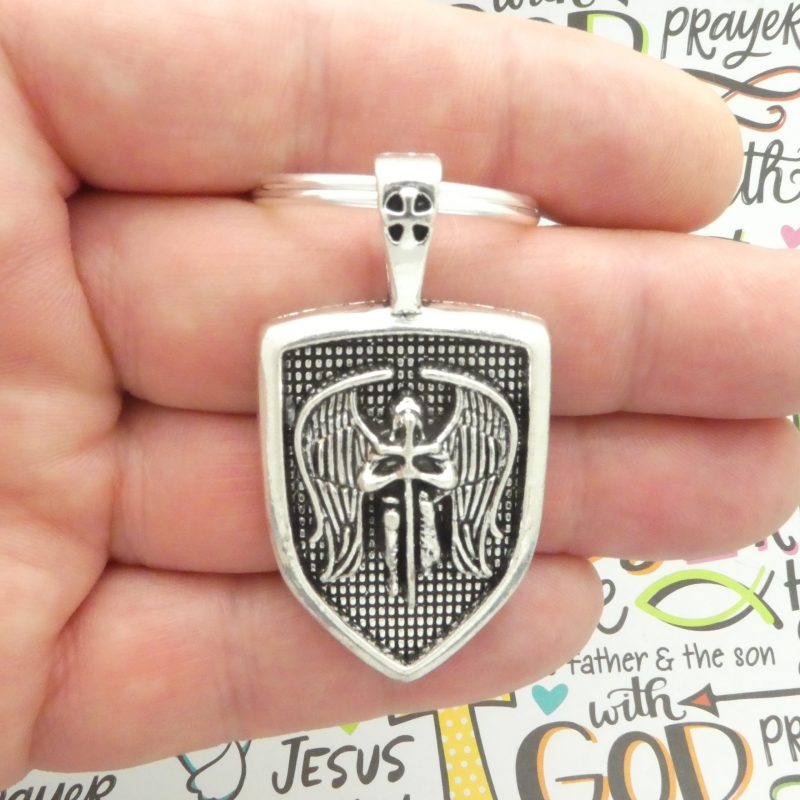St Michael Keychain Bulk