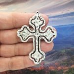 Hammered Cross Pendants Wholesale