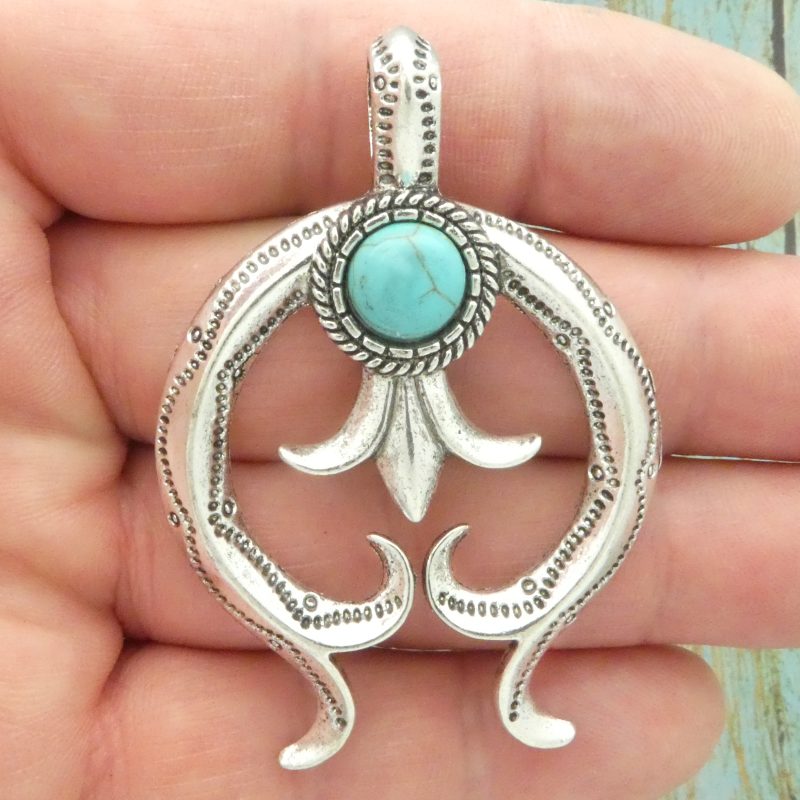 southwest turquoise pendant