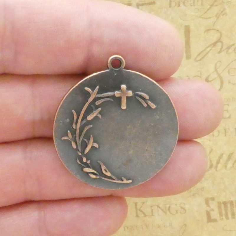 1 Our Lady of Guadalupe Medal Round Copper by TIJC SP2043 - Image 3