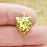 tiger head charm