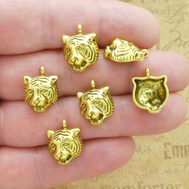 tiger head charms bulk