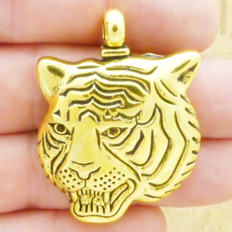 Tiger Head Pendant