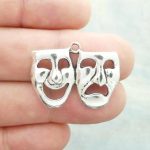 Comedy Tragedy Mask Charm