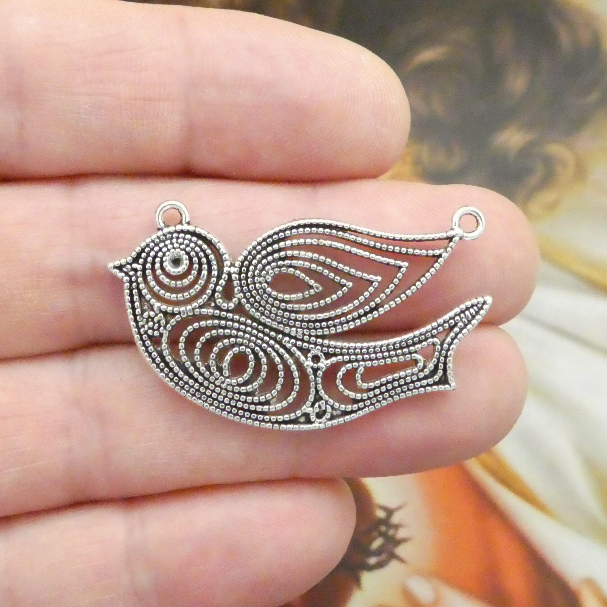 Silver Holy Spirit Dove Pendant