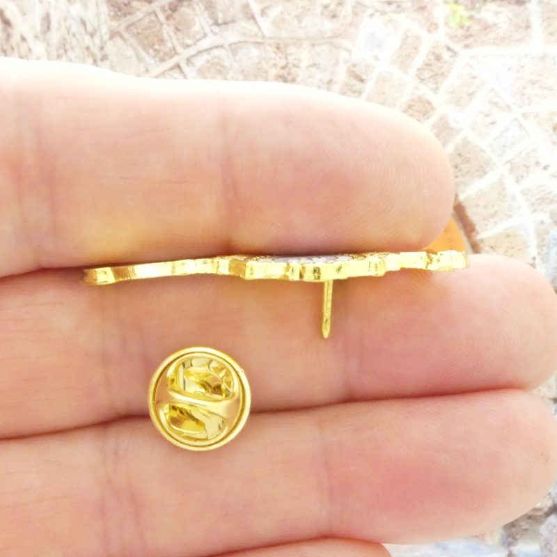 1 Gold IHS Catholic First Communion Lapel Pin 41x21mm by TIJC SP6002LP - Image 2