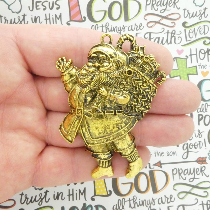 santa claus pendants bulk