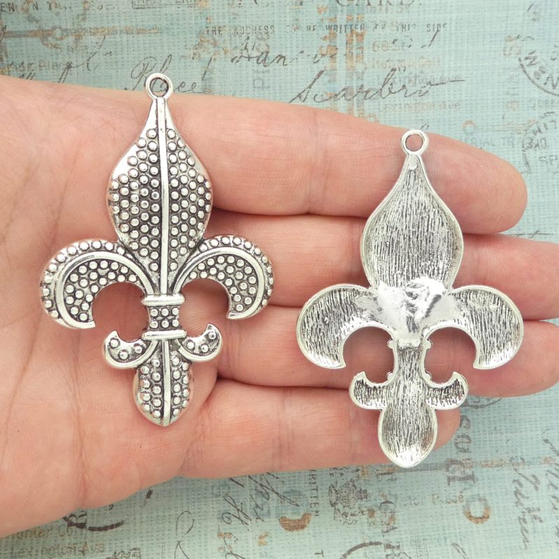 pendants bulk in silver pewter front and back
