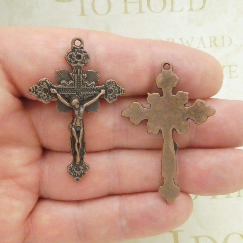 copper crucifix cross pendants wholesale