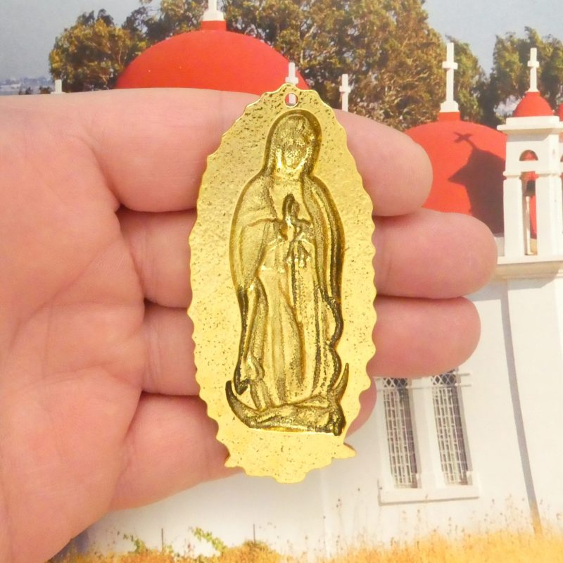 1 Our Lady of Guadalupe Medal Gold Large by TIJC SP2091 - Image 3