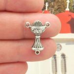 chalice rosary centers bulk in silver